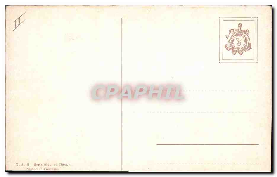 CPA Fantaisie Fleurs  — Verso