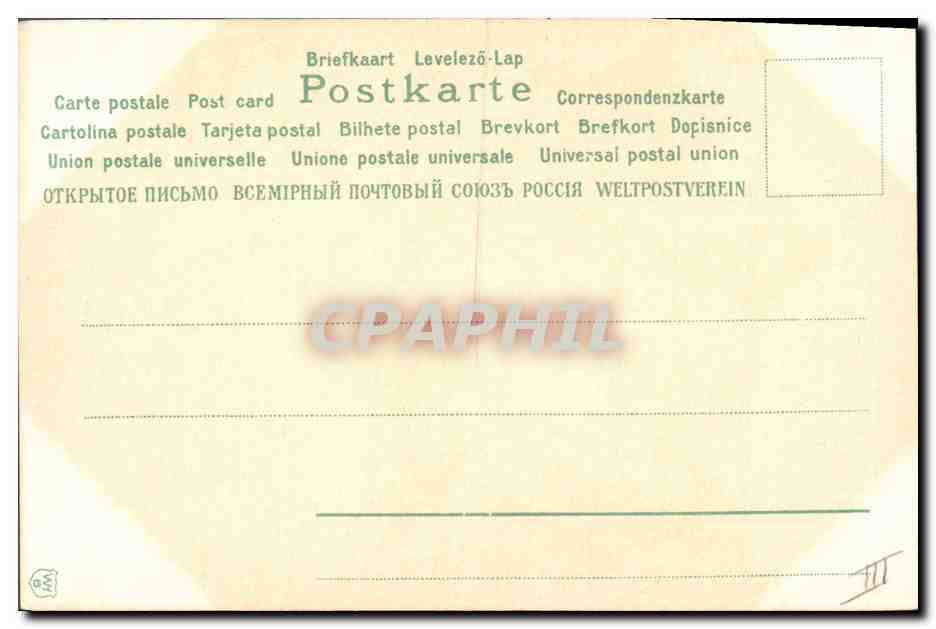 CPA Fantaisie Fleurs  — Rückseite