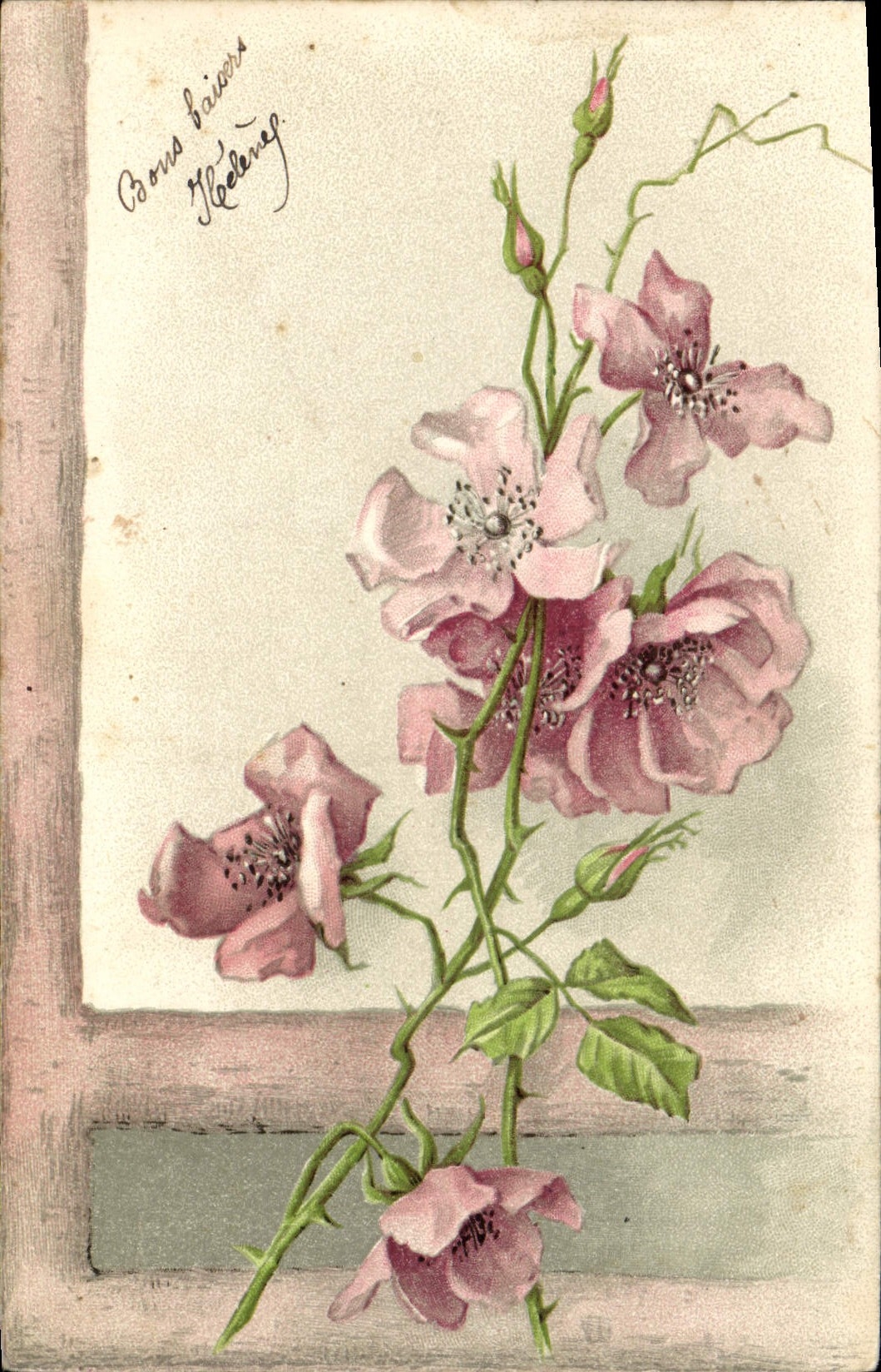 CPA Fantaisie Fleurs 