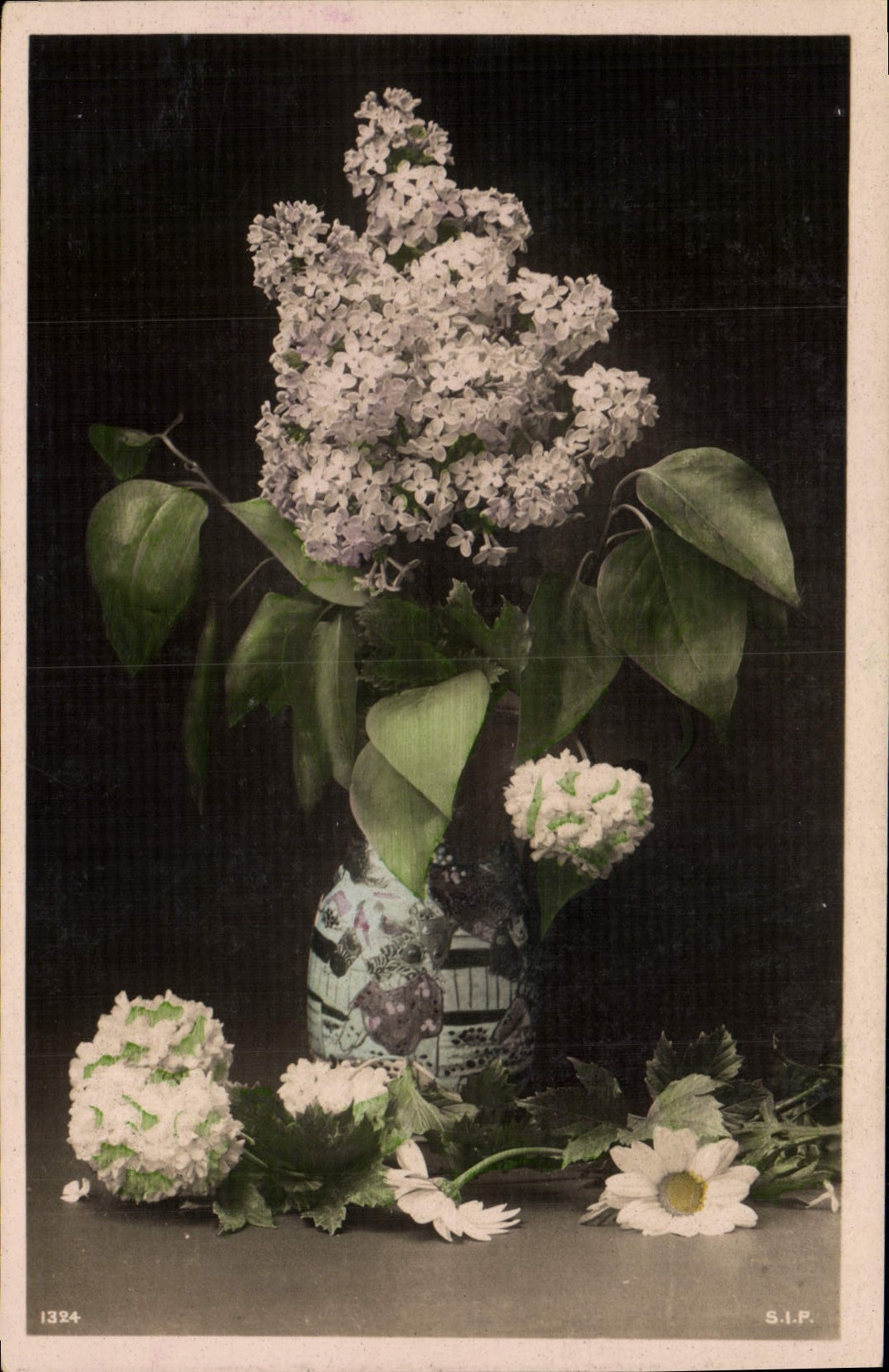 CPA Fantaisie Fleurs 