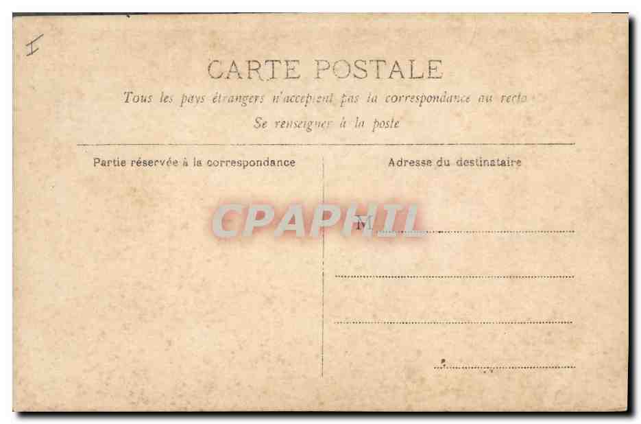 CPA Fantaisie Fleurs  — Back