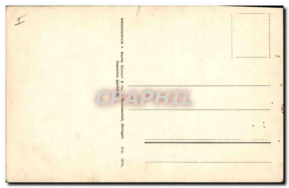 CPA Fantaisie Fleurs  — Rückseite