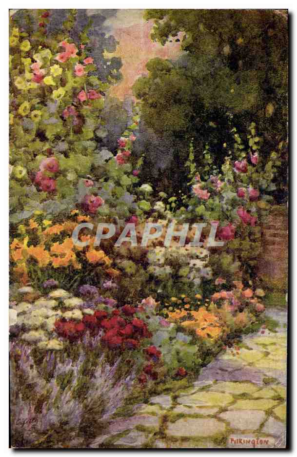 CPA Fantaisie Fleurs 