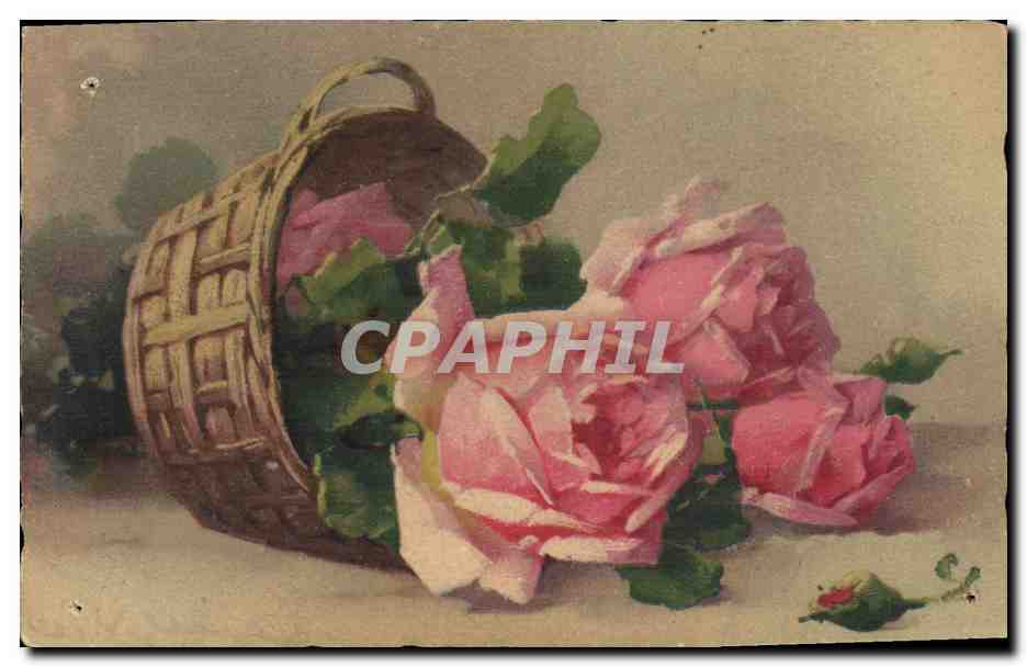 CPA Fantaisie Fleurs 