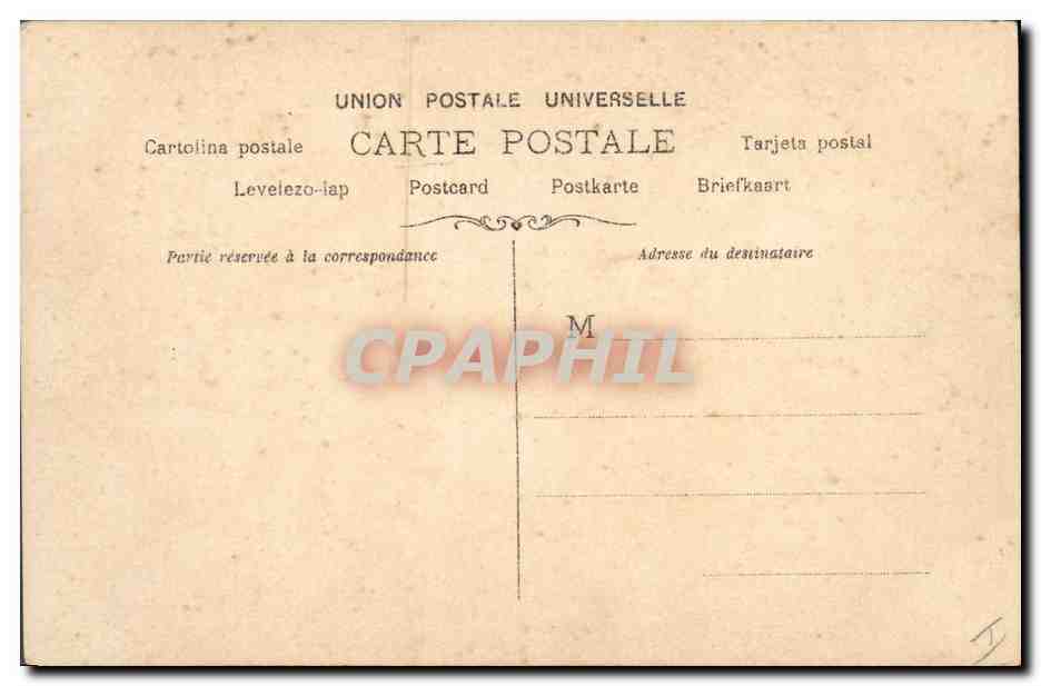 CPA Fantaisie Fleurs  — Back