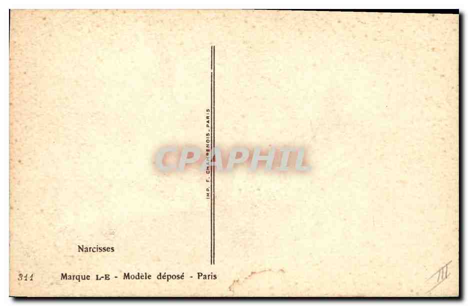 CPA Fantaisie Fleurs  — Rückseite