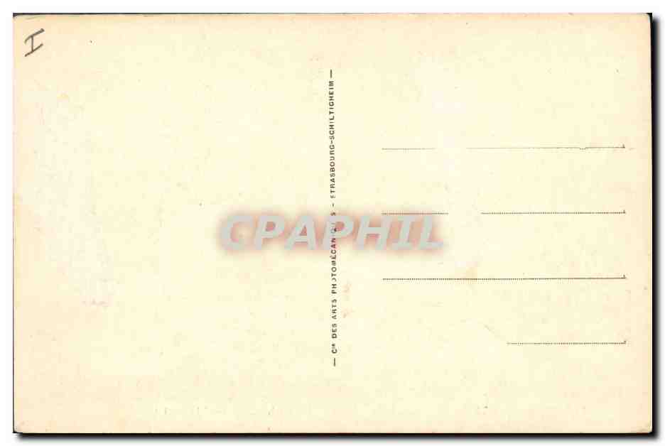 CPA Phare Pornic Le phare et les rochers du diable — Verso