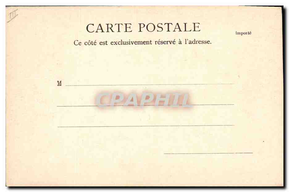 CPA Phare Le Havre — Rückseite