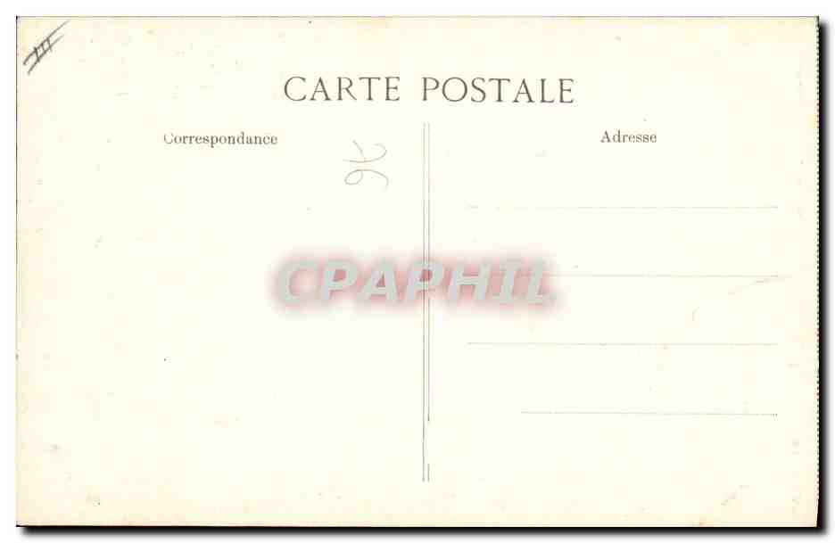 CPA Phare Le Havre Le nouveau semaphore construit en 1910  — Rückseite