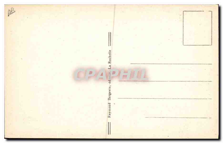 Phare des Sapins — entre SAINT-GEORGES-de-DIDONNE et MESCHI — éditeur Raymond Bergevin, n° 3306 — Verso