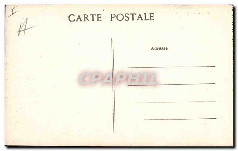 CPA Phare Fecamp La jetee un jour de tempete — Rückseite