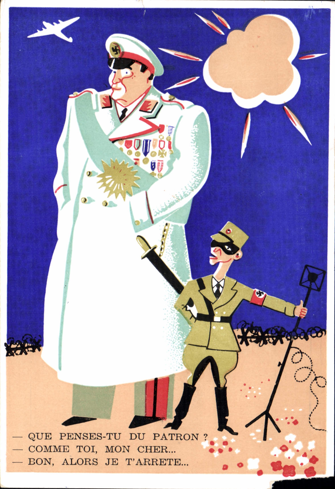 CPM Militaria Que penses tu du patron Goering Nazi Avion