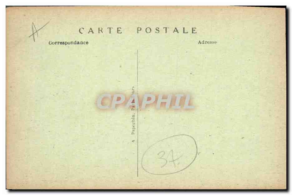 CPA Pont Bonaparte sur la Loire Tours  — Rückseite