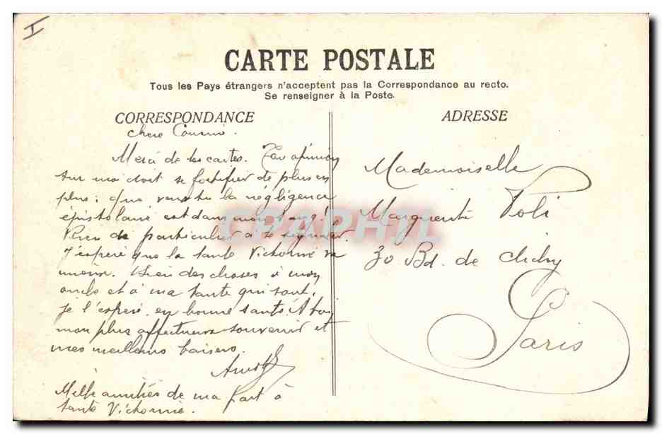 CPA Pont de Ponsonnas sur le Drac Dauphine Route de la Mure a Mens — Rückseite