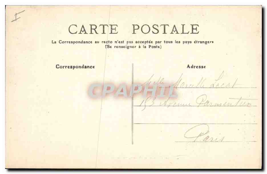 CPA Pont de l'Abime Environs d'Aix les Bains Savoie — Rückseite