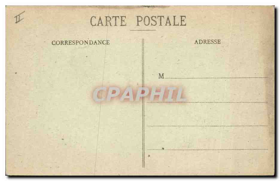 CPA Pont suspendu portee principale 180 metres La Voulte sur Rhone  — Rückseite