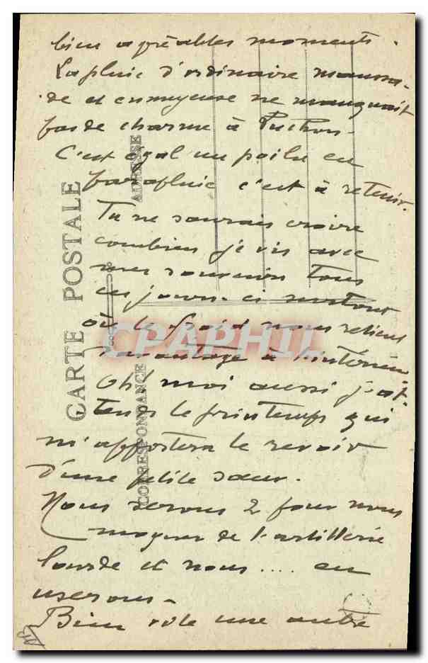 CPA Folklore Limousines en Barbichet — Verso
