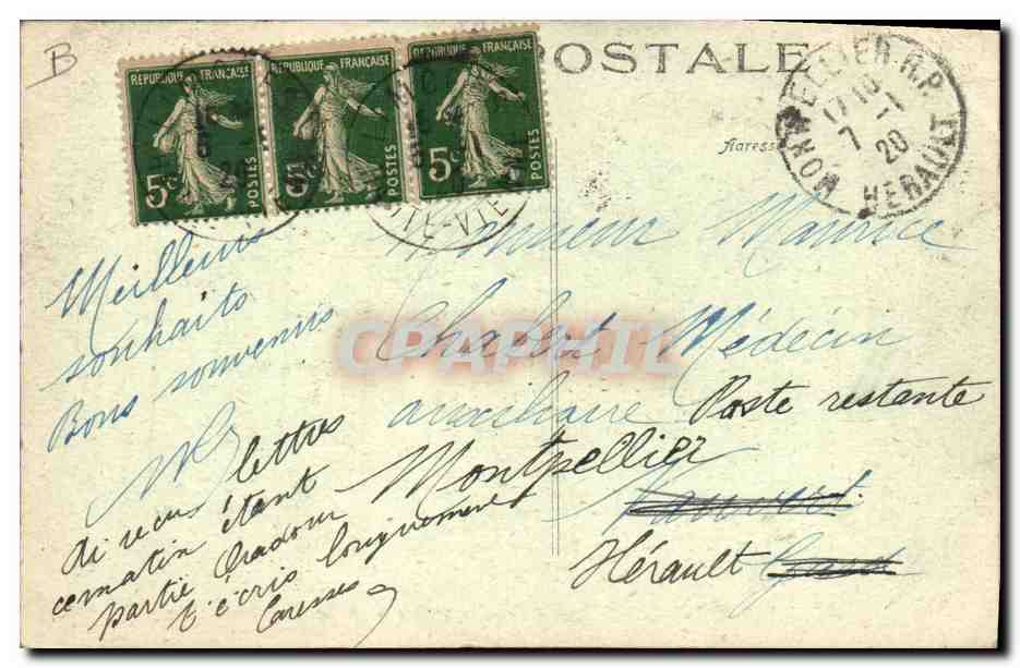 CPA Folklore Limousin Vieux paysans limousins — Verso