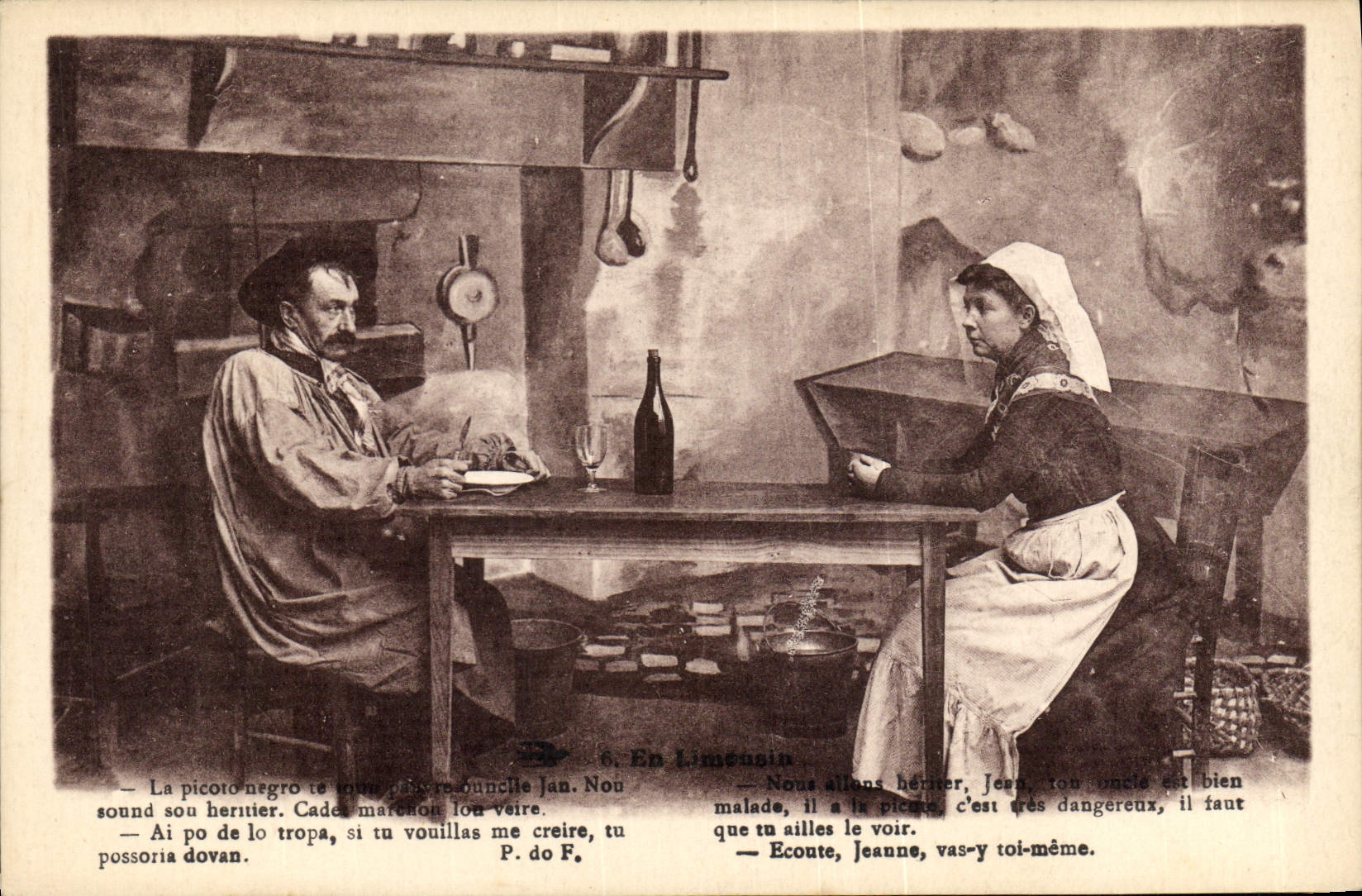 CPA Folklore Limousin