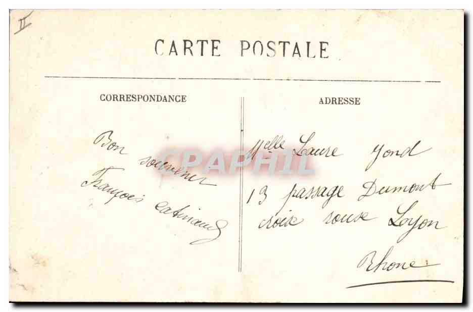 CPA Folklore Limousin Enfants Cochon Porc — Verso