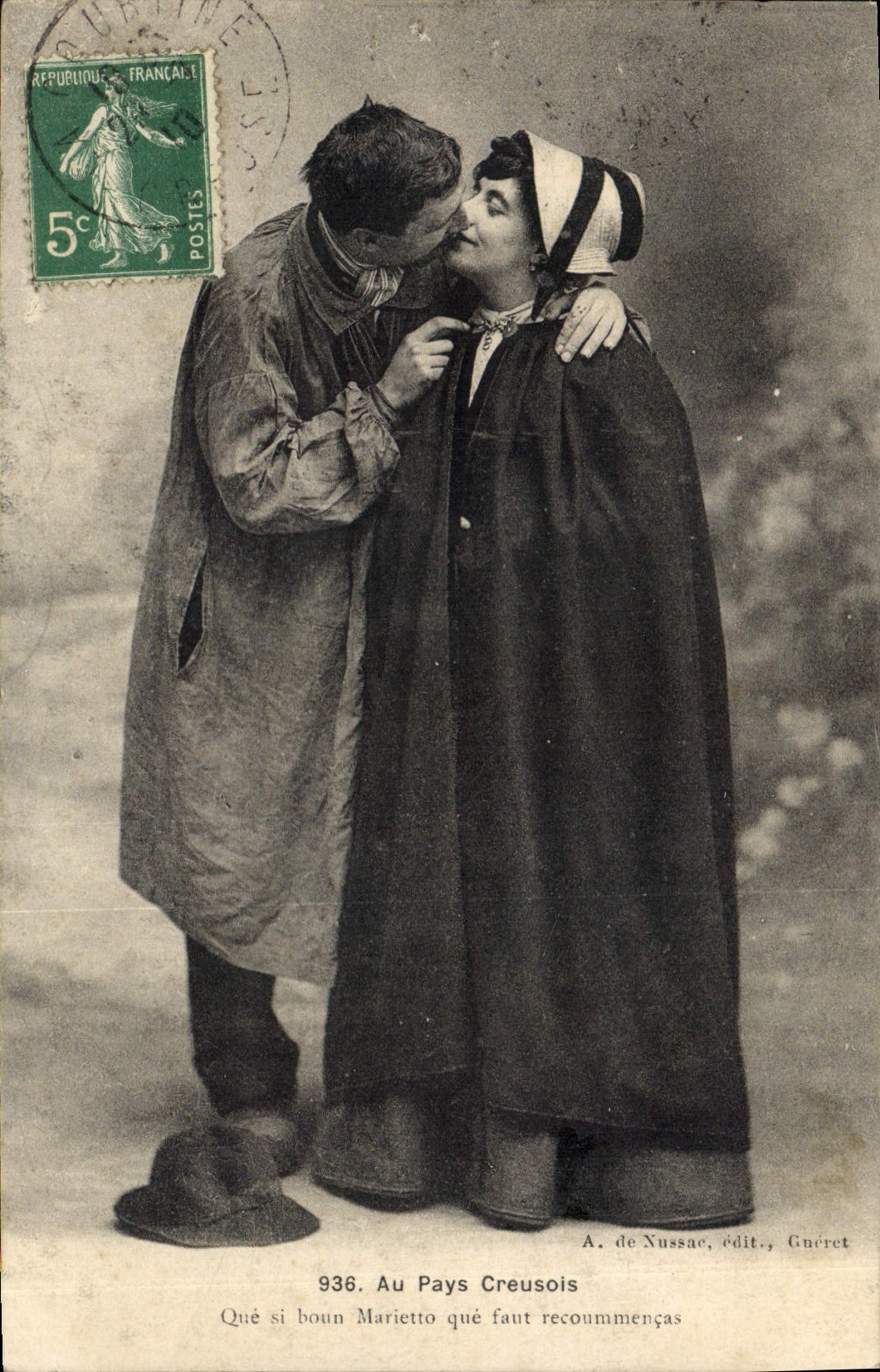 CPA Folklore Au Pays Creuois