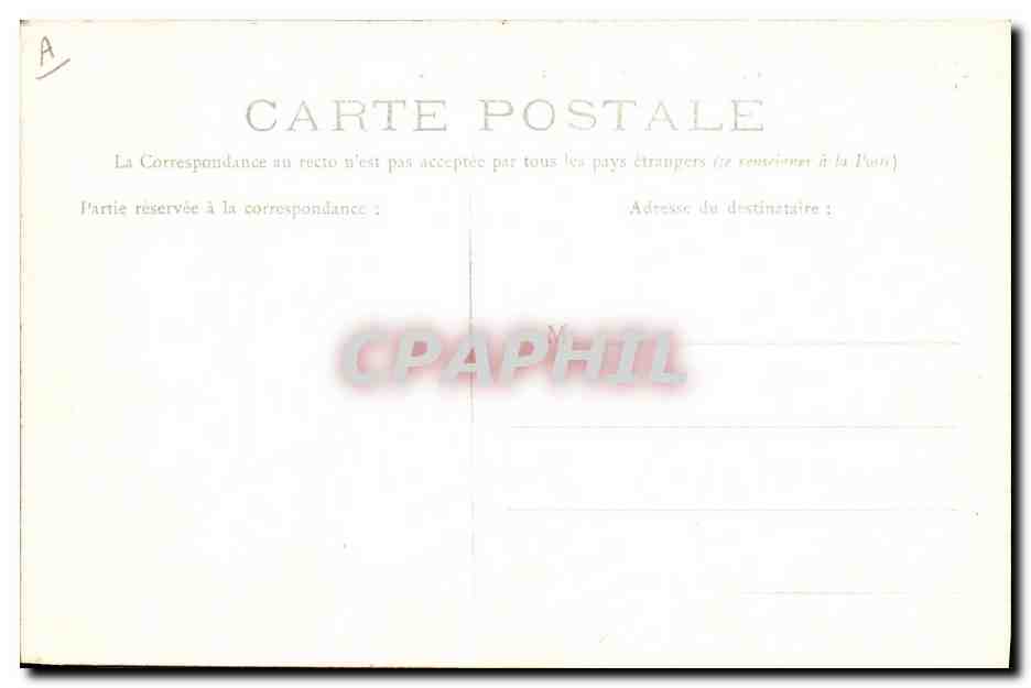 CPA Folklore Les moutons Bergere — Verso