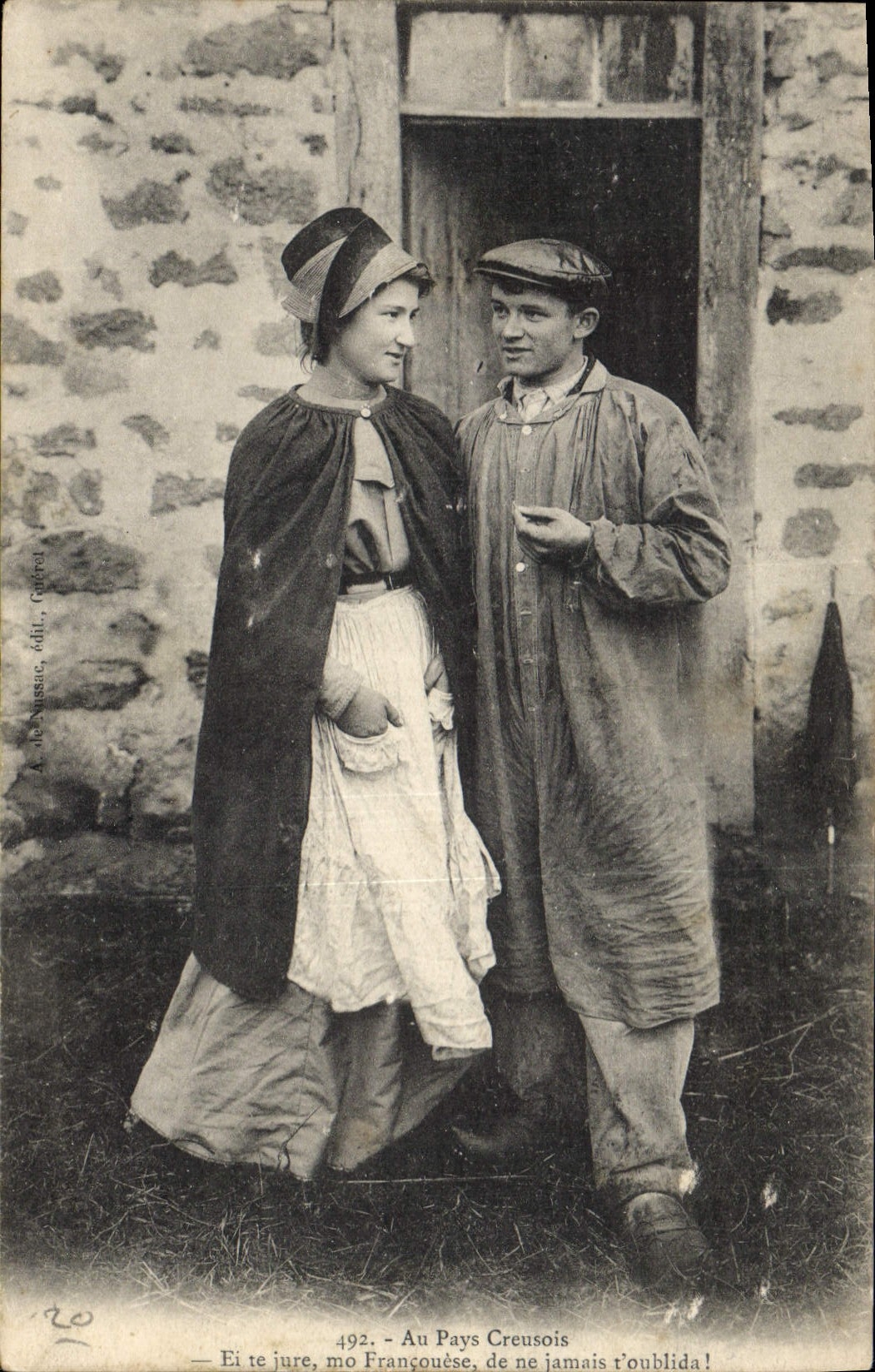 CPA Folklore Au Pays Creusois