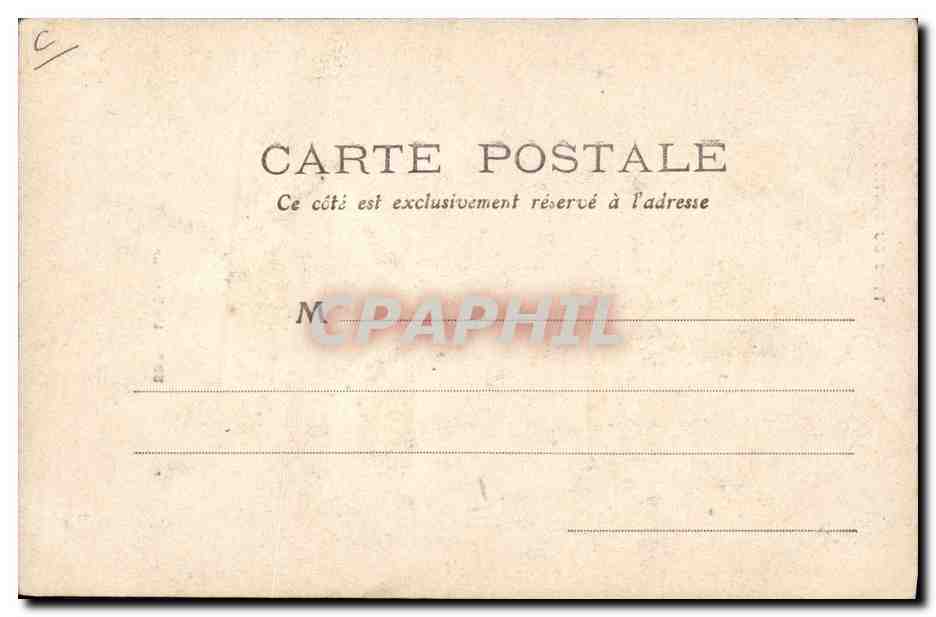 CPA Folklore Type du Centre Un Vieilleur TOP — Verso