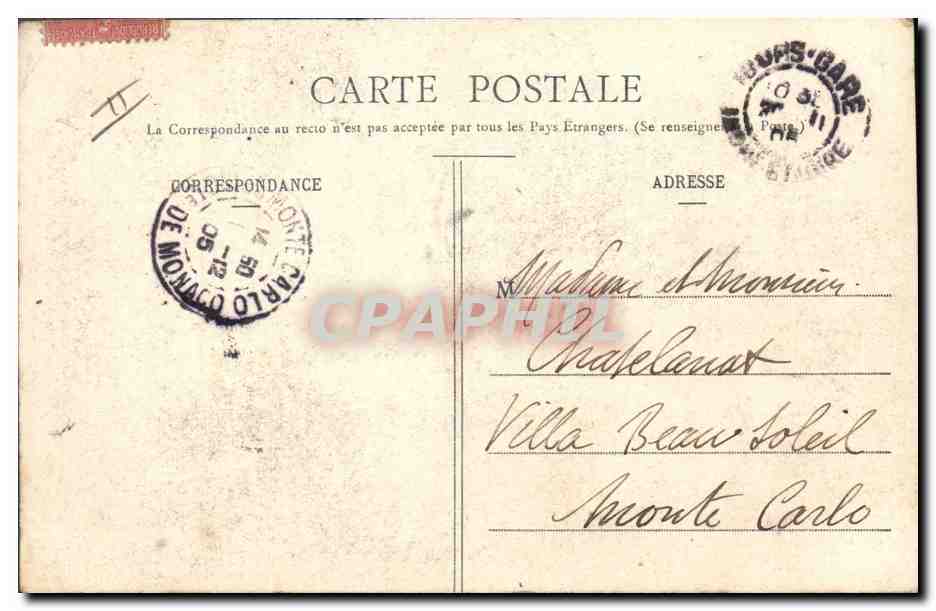 CPA Folklore De la Touraine recevez ces fleurs — Verso