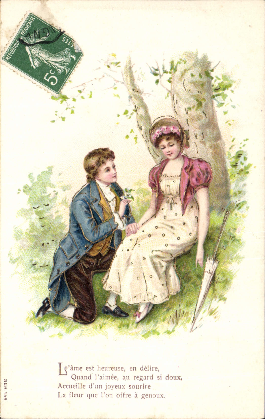 CPA Fantaisie Femme 