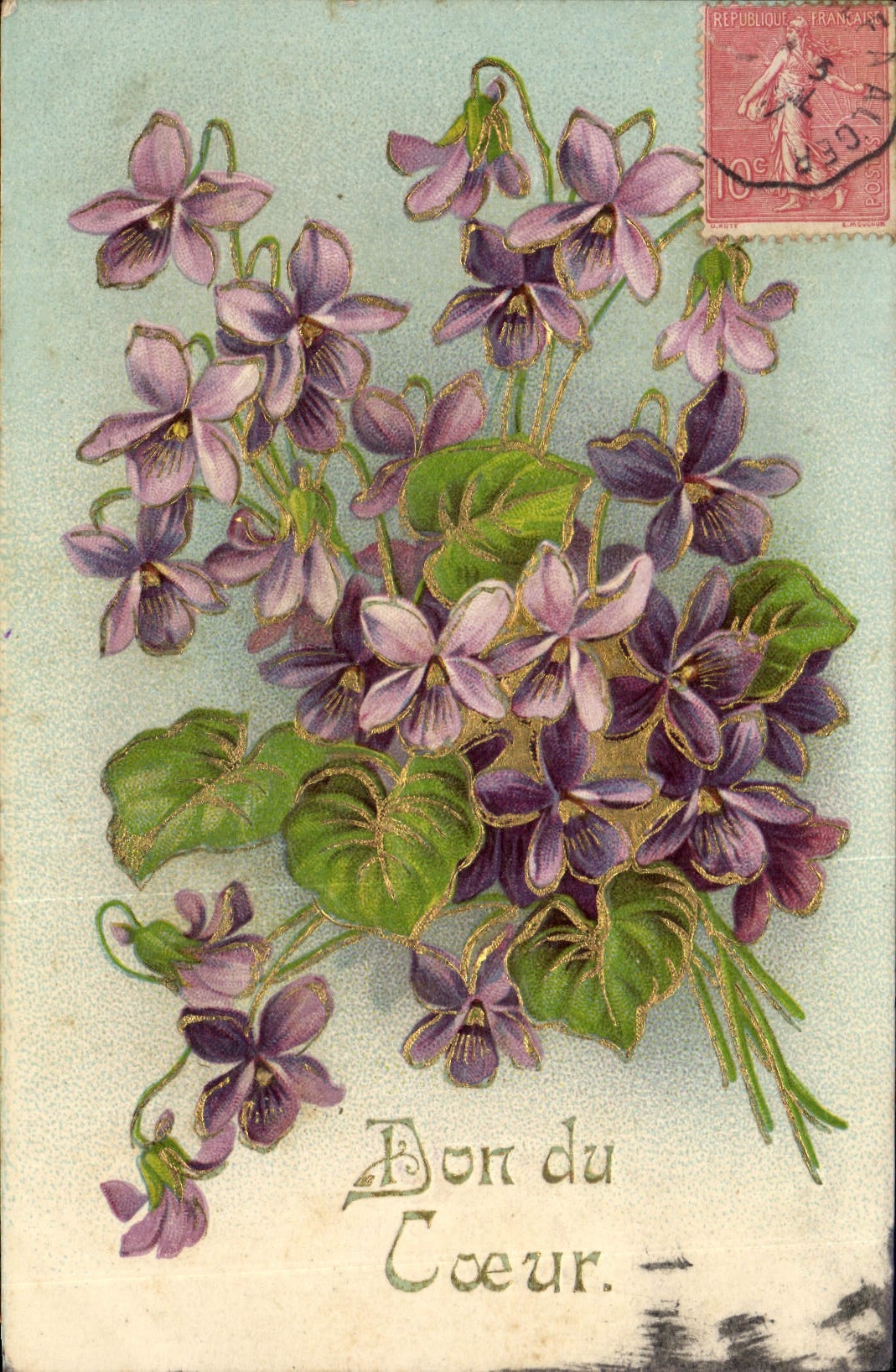 CPA Fantaisie Fleurs 