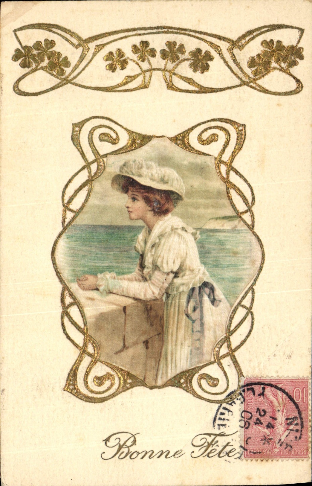 CPA Fantaisie Femme 