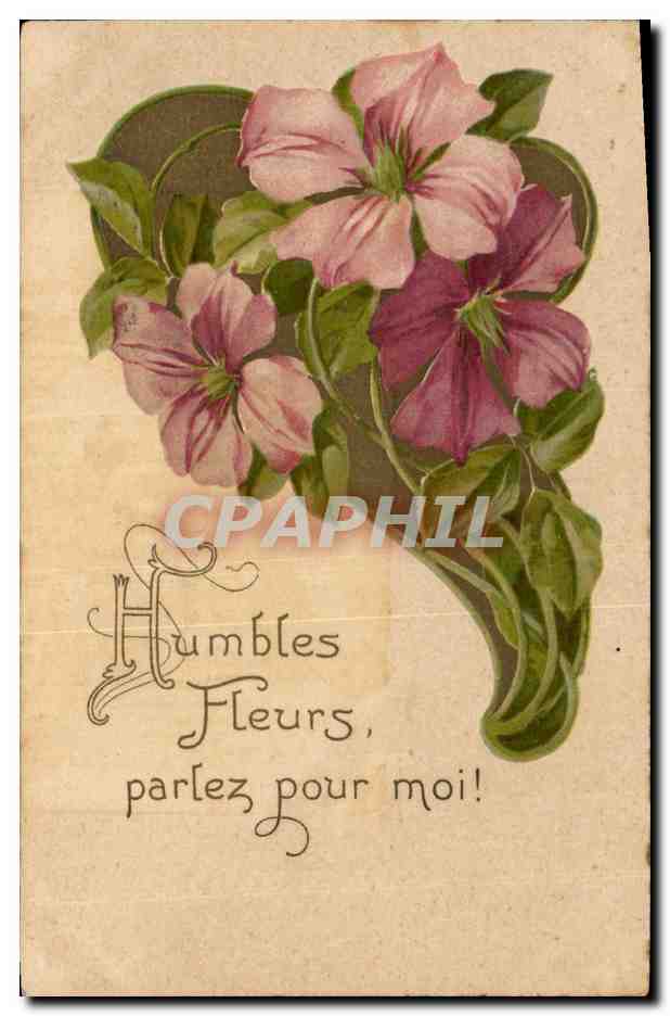 CPA Fantaisie Fleurs 