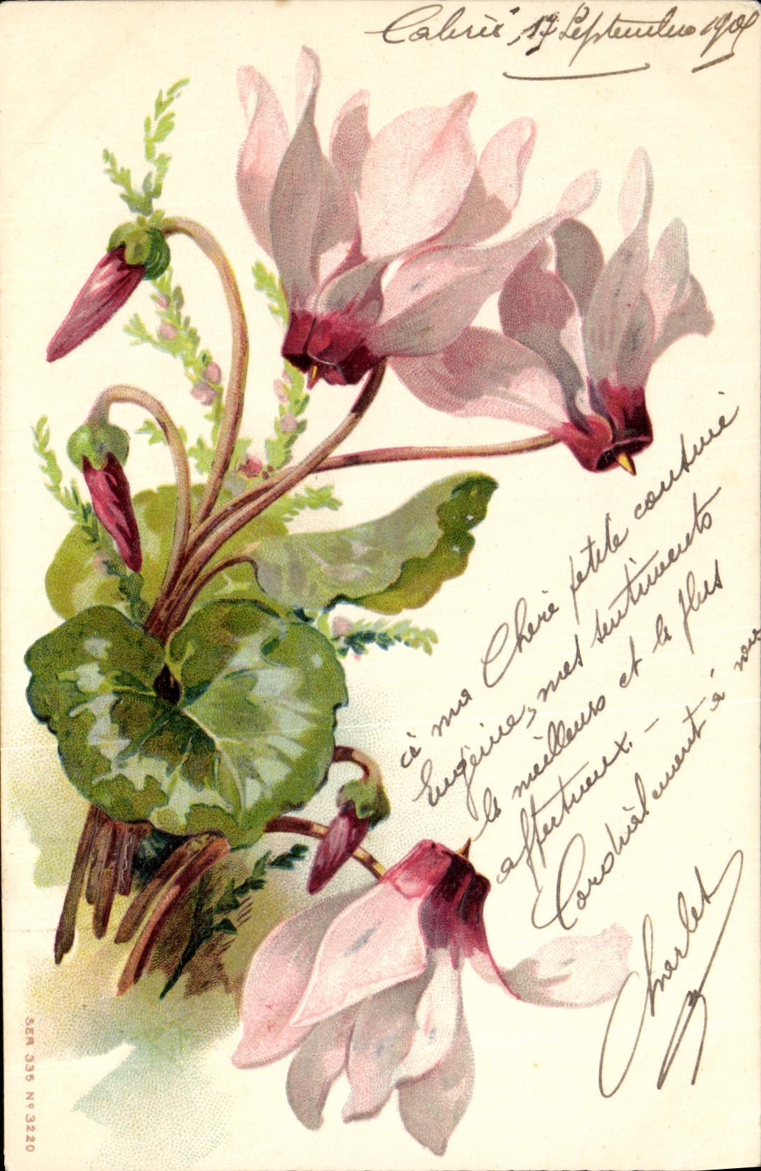 CPA Fantaisie Fleurs 