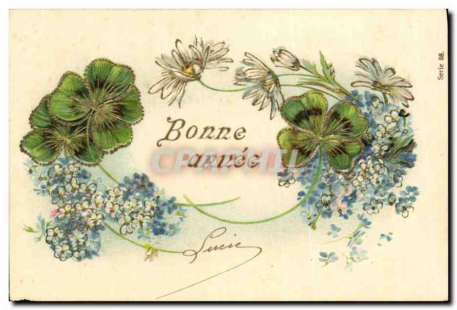 CPA Fantaisie Fleurs 