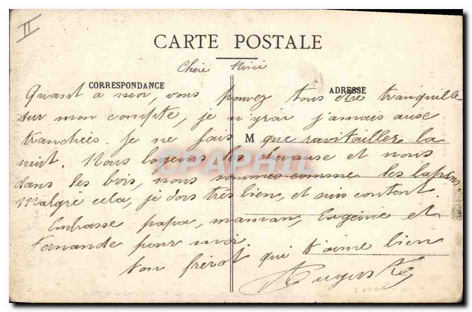 CPA Folklore Vin Vendanges Champagne Dom Perignon decouvrant la mousse Fragment d'un tableau d'Armand Guery  — Rückseite