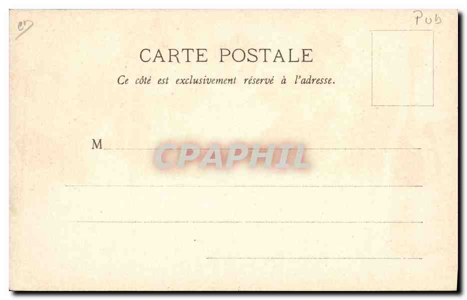 CPA Publicite Cristal Mont Pilat Eaux Minerales Pelussin Loire  — Verso