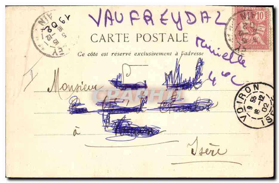 CPA Publicite Manufacture de Pianos Aurand Wirth & Cie Lyon Femme  — Verso