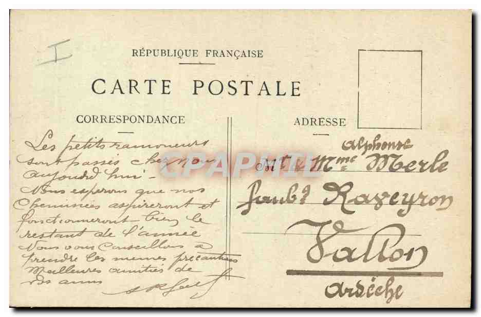 CPA Publicite Les petits Jubols qui venont ramoner l'intestin Medecine Ramoneur  — Verso