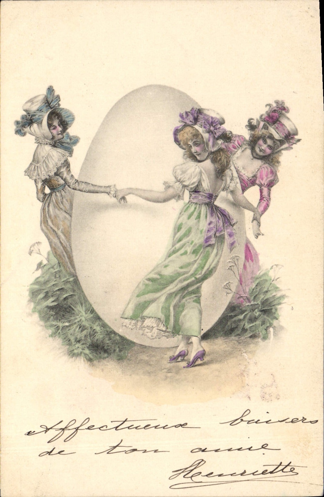 CPA Fantaisie Illustrateur Femmes 