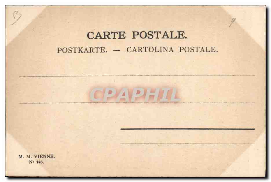 CPA Fantaisie Illustrateur Chevaux Chien Chasse  — Verso