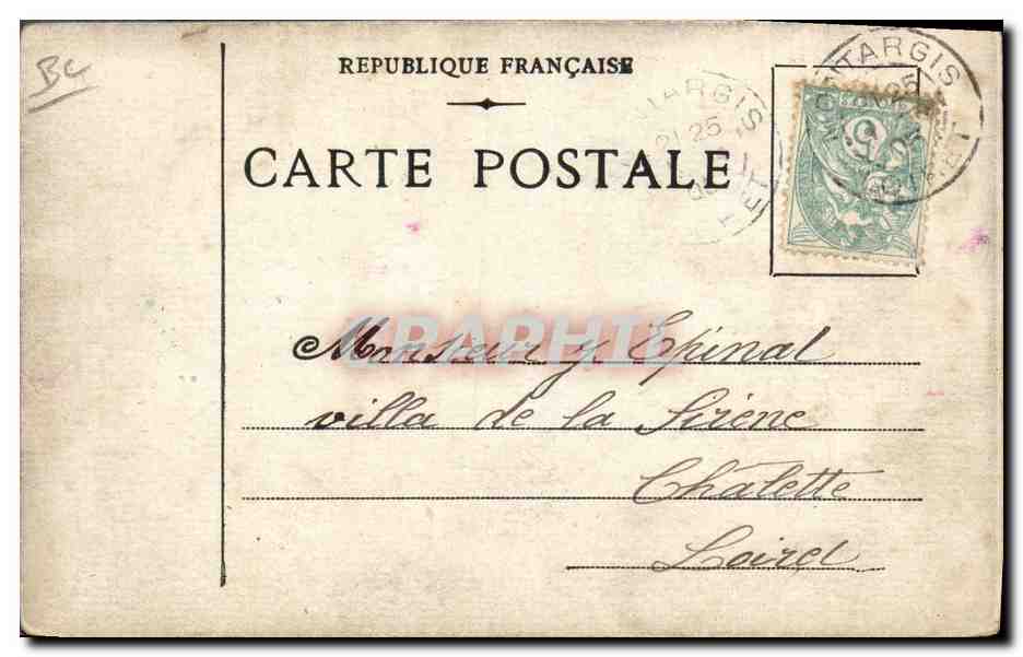CPA Fantaisie Illustrateur Femme Il y a pleine lune ce soir T'en a un Q — Verso
