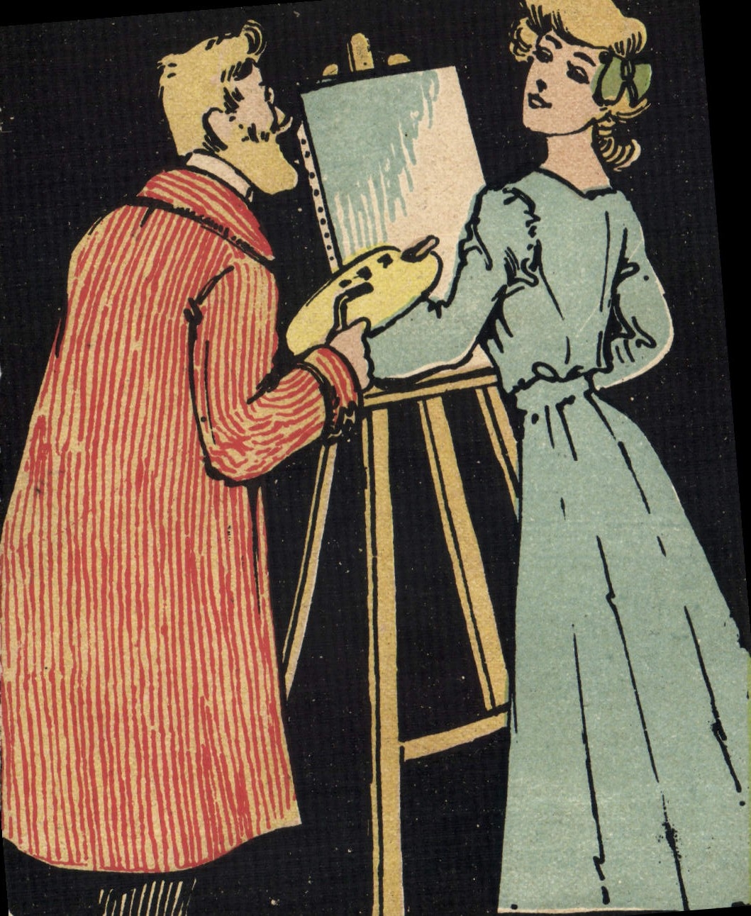 CPA Fantaisie Illustrateur Sager Femme