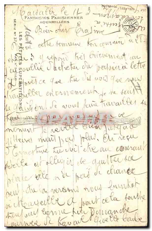 CPA Fantaisie Illustrateur Sager Femme Papillons blancs  — Rückseite