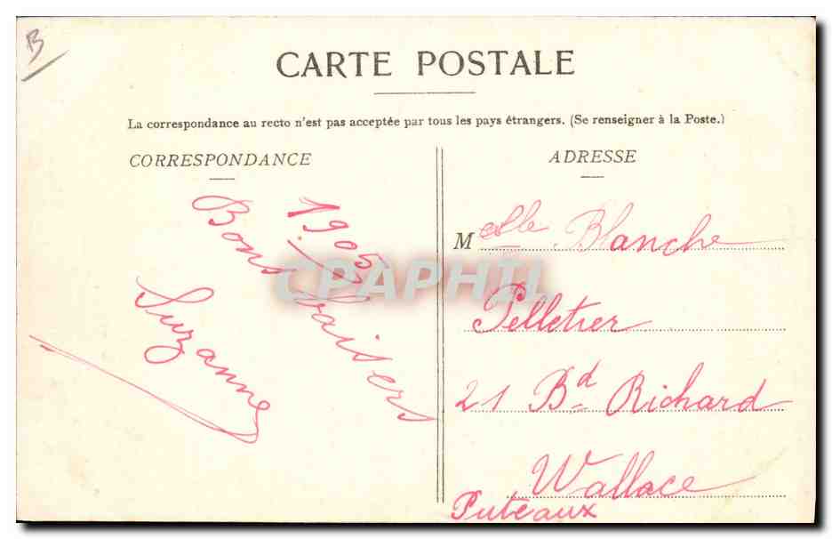 CPA Fantaisie Illustrateur Femmes Baiser de Paris  — Rückseite