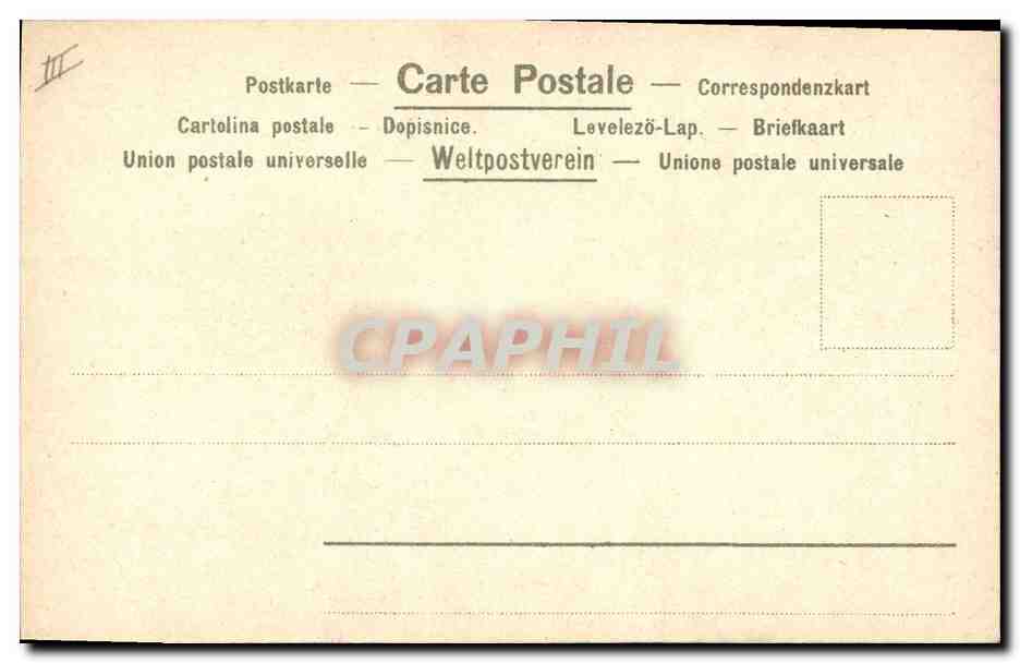 CPA Fantaisie Fleurs  — Rückseite