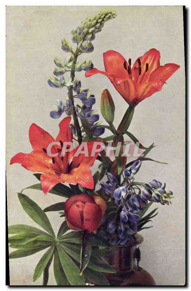 CPA Fantaisie Fleurs 
