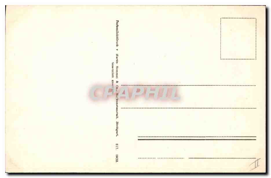 CPA Fantaisie Fleurs  — Rückseite