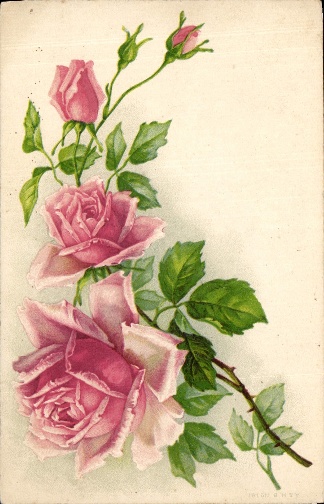 CPA Fantaisie Fleurs 
