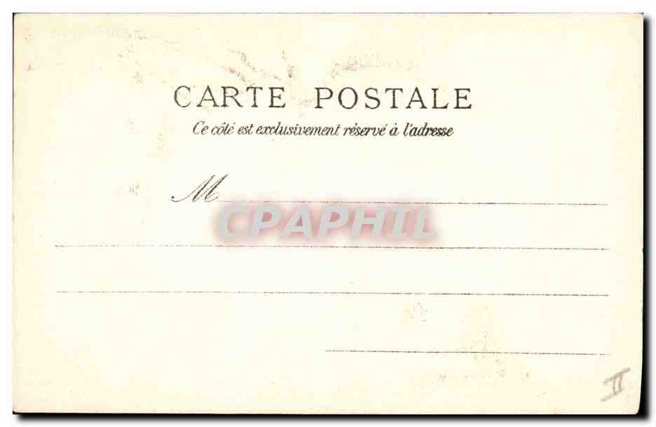 CPA Fantaisie Fleurs  — Rückseite